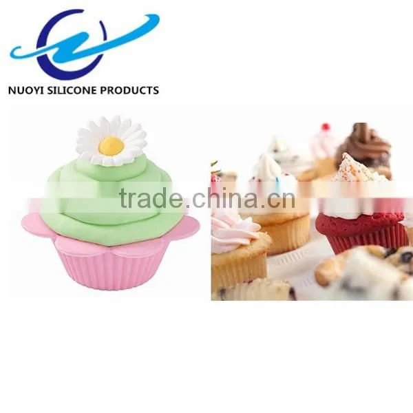 Beautiful Round Flower Cup Cake Cup photo-6