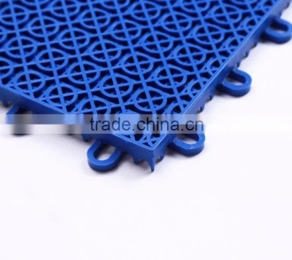 Suspended PP Interlocking Outdoor Tennis Court Rubber Mat photo-5