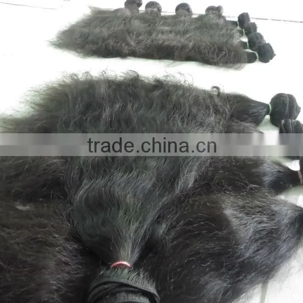 Cheap Whole Sale Hair Accessories Indian Remy 24" Inch Indian Remy Dark Brown Hair Weaving photo-2