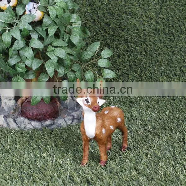 Artificial Realistic Furry Decorative Plastic Figurine Deer Kids photo-5