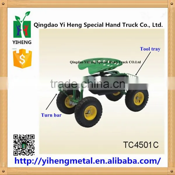 Rolling Garden Seat Cart/Removable Seat Garden Work Seat Cart TC4501E photo-2