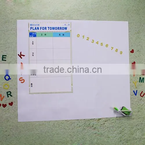 0.65 mm Magnetic Foil Writing Board 100 x 60 cm Office Meeting Flexible Dry Erase Sheet Ferrous Magnetic Whiteboard photo-3