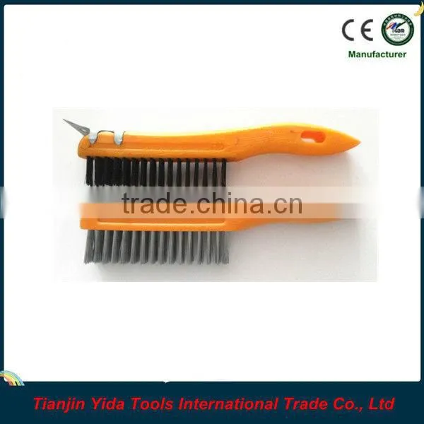 Plastic Shoe Handle Wire Brush