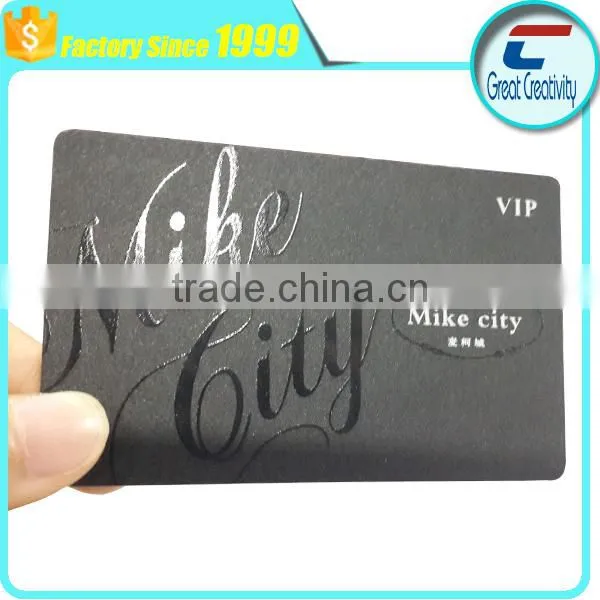 CMYK Full Color Printing Spot UV LOGO Coated Black Printed Plastic PVC Card photo-5