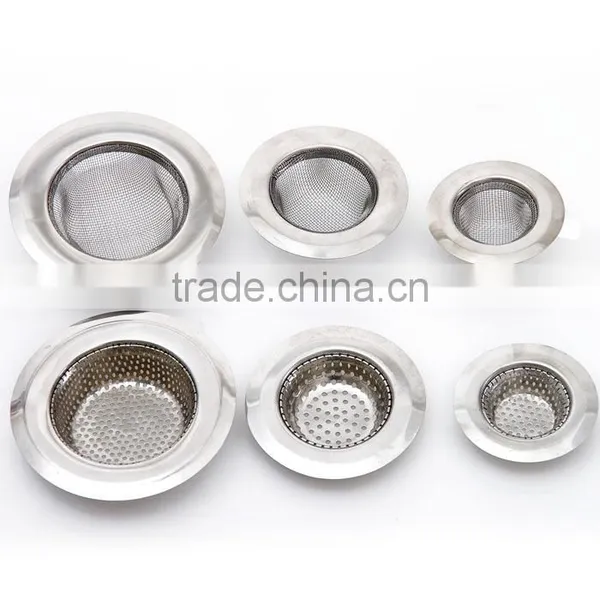 Kitchen Stainless Steel Sink Strainer Net SS Sink Strainer