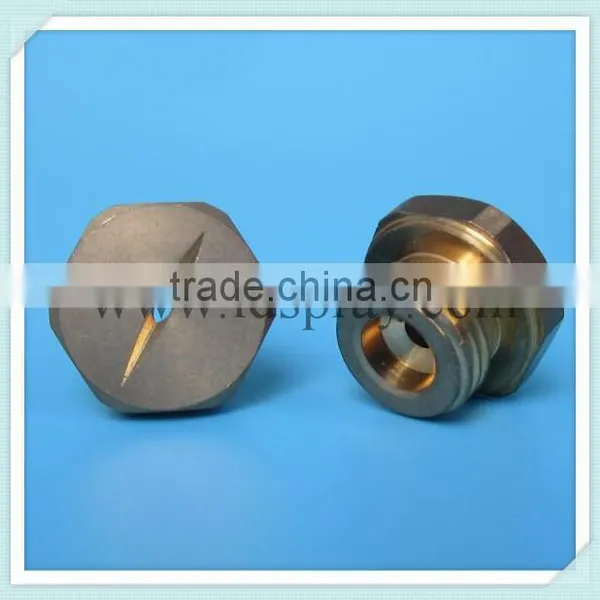 1/4",3/8",3/4" Stainless Steel or Brass Flat Fan Nozzle Nut photo-4