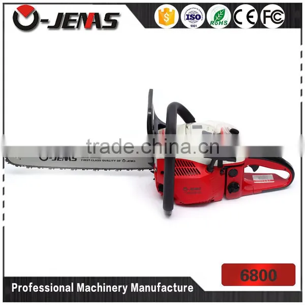Ojenas Durable 68cc 3.2kw Agriculture Garden Tools Petrol Chain Saw Wood Cutting Machine photo-5