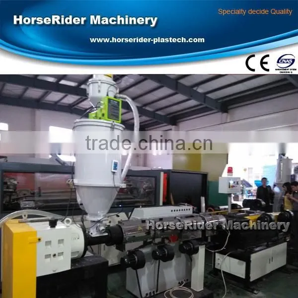 High Output Single Wall PE PVC Corrugated Pipe Machine / Plastic Single Wall Corrugated Pipe Extruder Machine photo-2