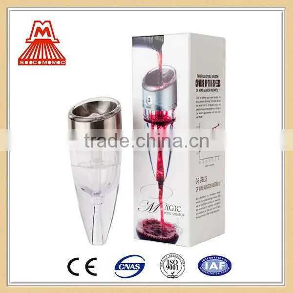 2017 Latest Hot-selling Magic Red Wine Aerator Pourer With Stand Wine Decanter From China Manufacturer photo-3