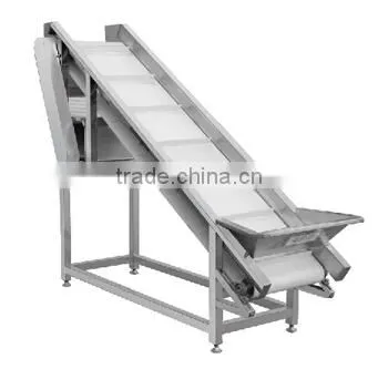 PVC PU Belt Food Vegetable Fruit Hoisting Machine Elevator Hoister Conveyor photo-4