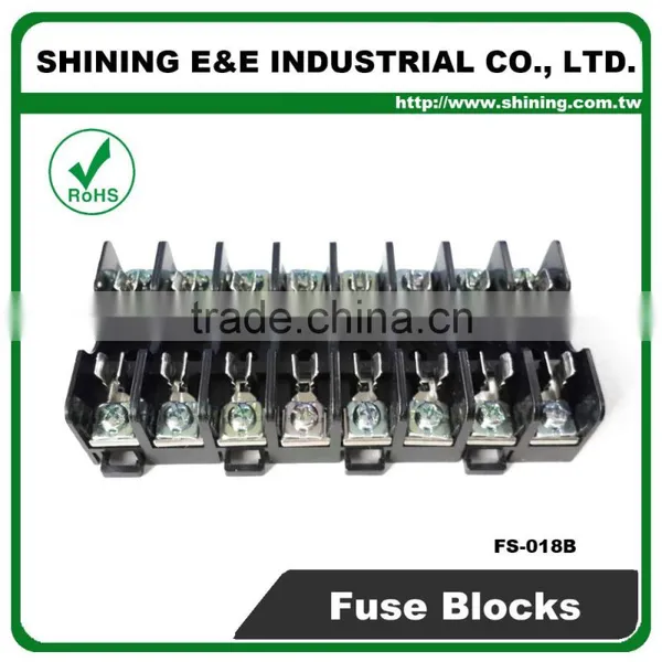 FS-018B Panel Mounted Midget Type 600V 8 Pole 6x30 10A Fuse Holder photo-5
