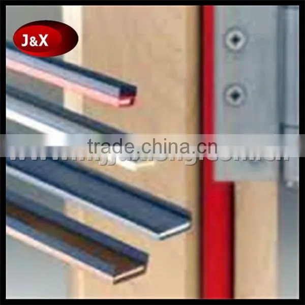 European Type Hard PVC Shell Fireproof Intumescent Door Seal With Brush or Without Brush With/without Adhesive photo-4