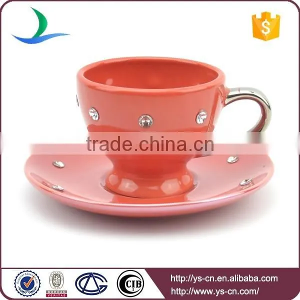 Ceramic Coffee Set Tea Set Wholesale With Diamond Design photo-4