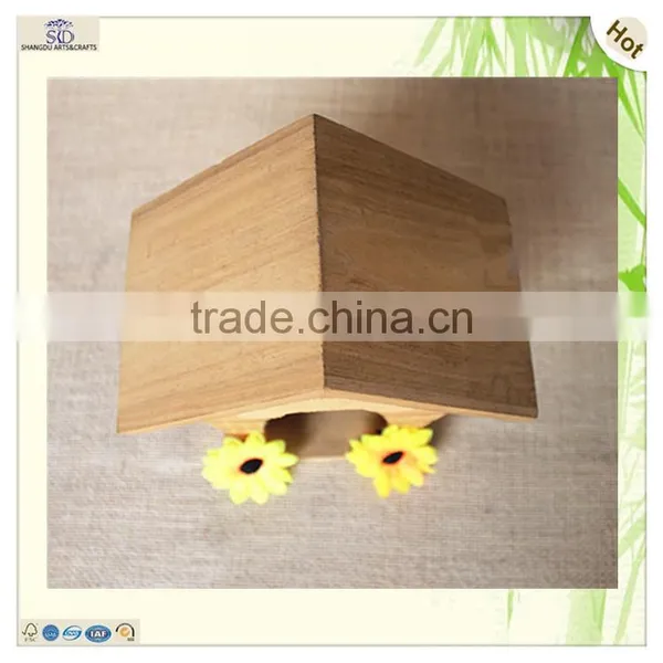 Handmade Craft Slot Roofing Hanging Doorplate Wood Hut photo-2