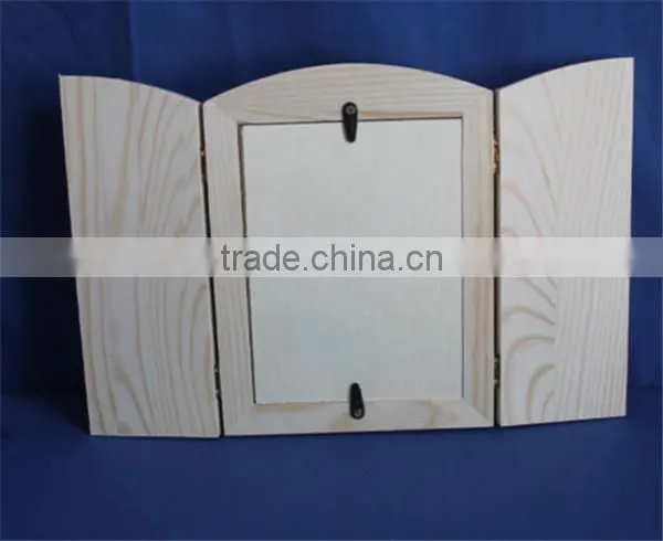High Quality Unfinished Custom Pine Wooden Collage Photo Frames photo-4