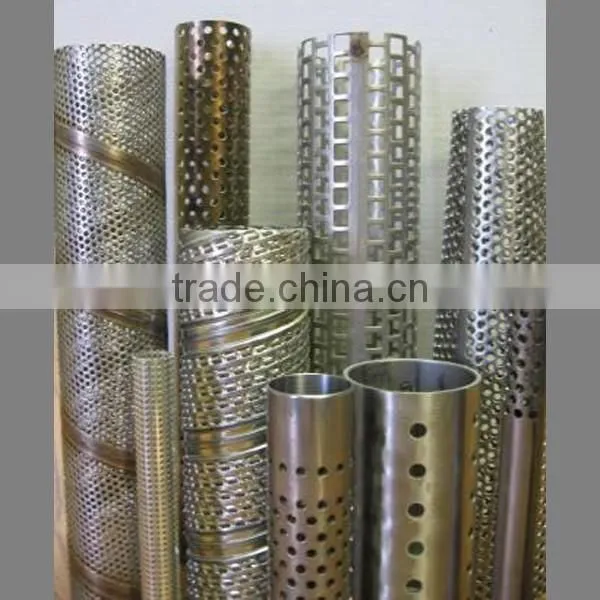 PVD Color Coating Stainless Steel Perforated Pipe photo-2