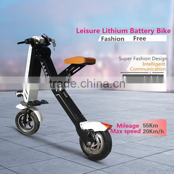New Arrival Light K10 Electric Folding Bicycle, 10inch 36V 400W Electro Bike, Mini Pocket Folding E-bike photo-4