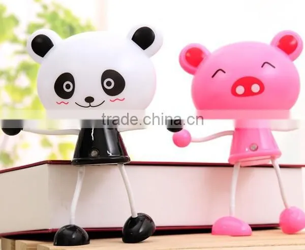 Plug Cartoon Animal Bear Led Motion Sensor Night Light photo-2
