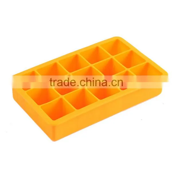 Wholesale Food Grade High Quality Silicone Square Ice Cube Container,Ice Cube Tray photo-2