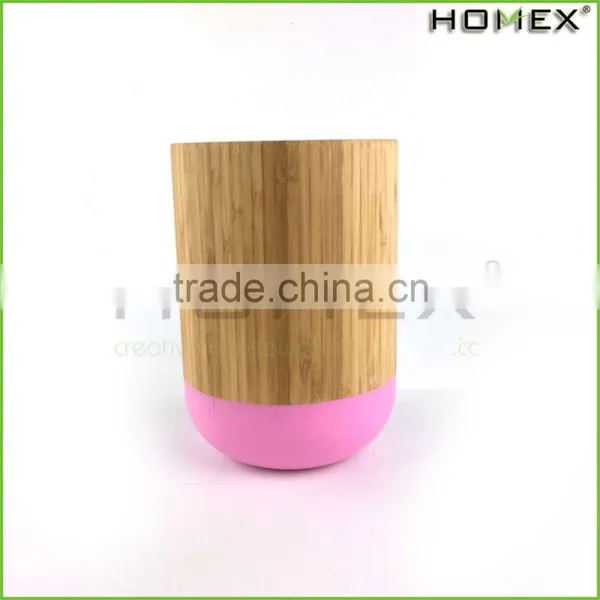 Lacquered Bamboo Utensil Holder /kitchen Utensil Stand Homex-BSCI photo-2