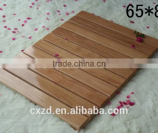 Promotional Good Quality Eco-friendly Wooden Bath Mat photo-3
