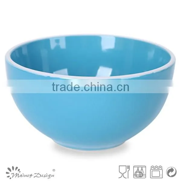 Factory Direct Wholesale Gloss Glaze Ceramics Cereal Bowl With Dot photo-3
