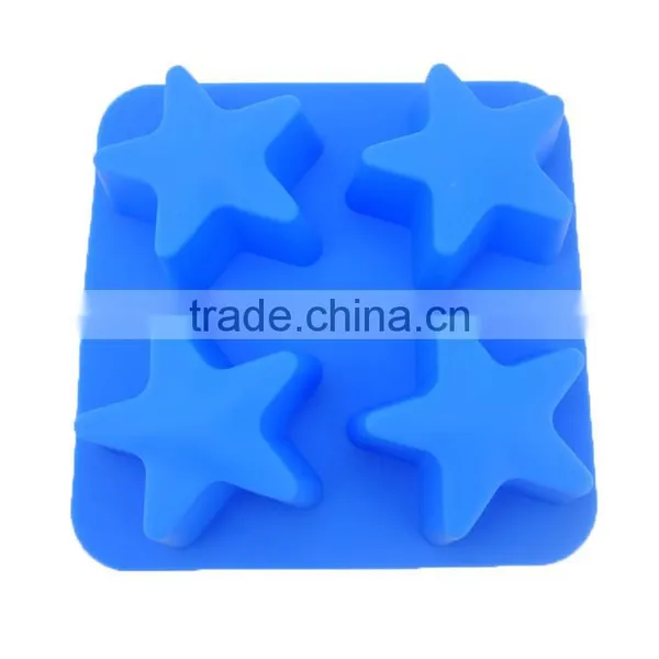 4 Cup Five Star Shaped Decorative Cake Pans photo-2