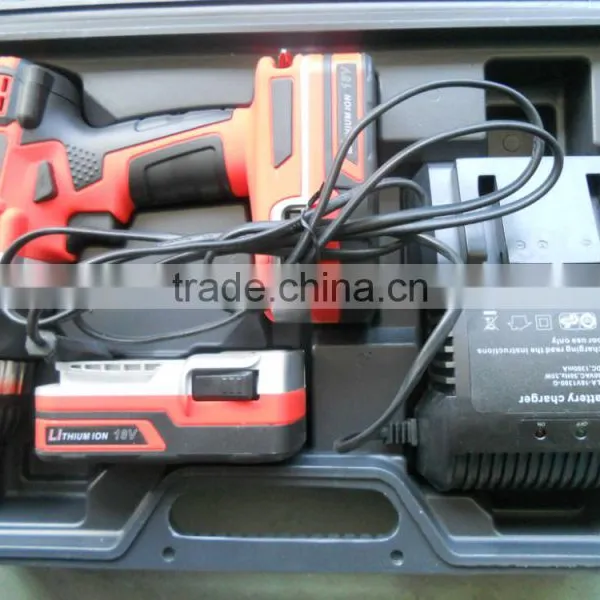 New 2014 Manufacturer China Wholesale Supplier 18V Li-ion Dewalt Cordless Drill of Power Tool Sets Tool Box photo-3