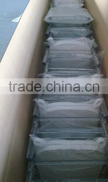 High Quality Clear Resin Wedding Chairs Tiffany With Ivory Cushions photo-4