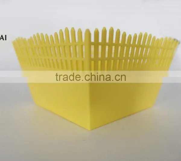 2016 New Style pp Plastic Suqare Fence Fruit Basket photo-5