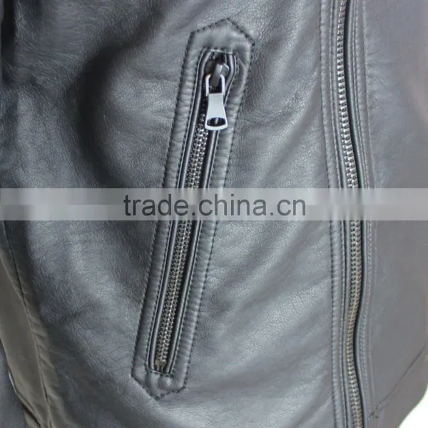 Black Genuine X Men Leather Jacket photo-4