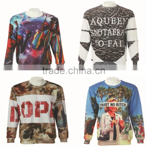 Custom Thermal Transfer Sweater / Sublimation Sweater / OEM Sweaters