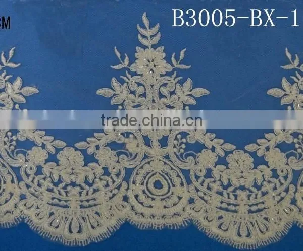 Chinese Factory Directly Selling Embroidery Lace Trim for Bridal With Bottom Price photo-6