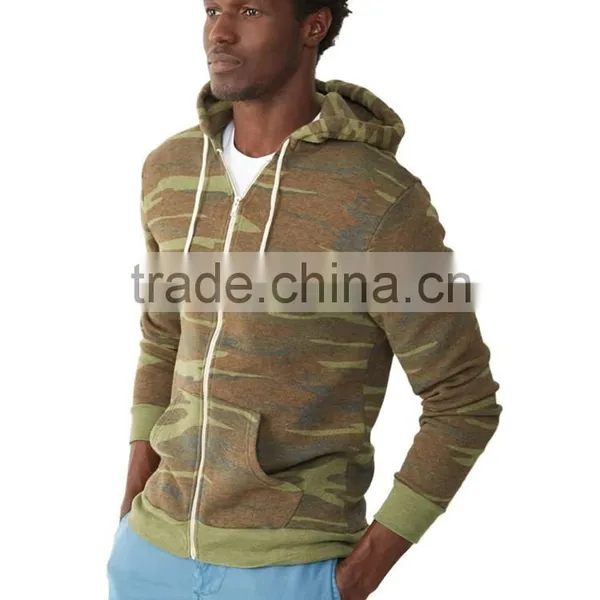2015 Custom Zip Hoodie Camouflage Hoodies Wholesale photo-2
