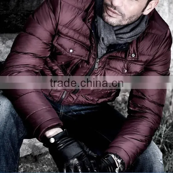 Top Sale Custom Blank Zip up Plain Winter Folding Down Jacket for Men photo-3