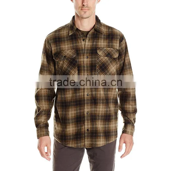Cheap Thick Flannel Plaid Shirt 2016 Winter for Men photo-5