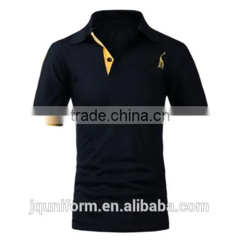 2016 New Mens Slim Fit Stylish POLO Shirt Short Sleeve Casual T-shirts photo-4