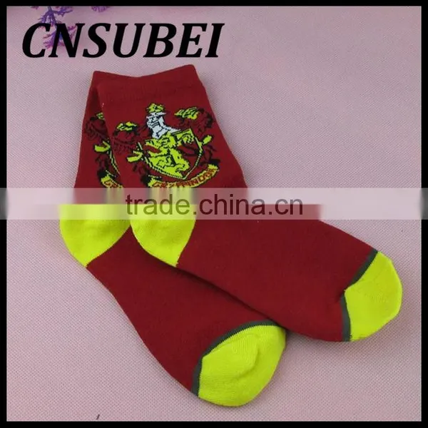 High Quality Harry Potter Socks,Gryffindor Ravenclaw Hufflepuff Slytherin Teen Students Tube Socks photo-2