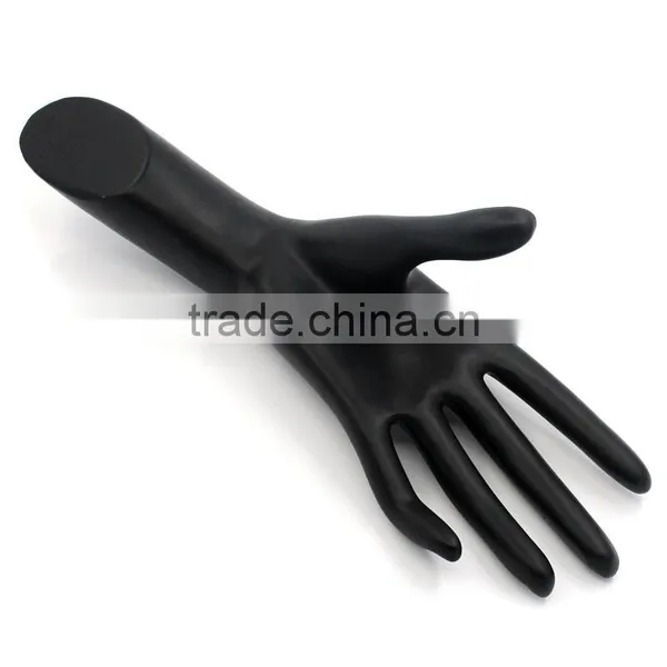Fashion Resin Ring Bracelets Hands Black Jewelry Display photo-2