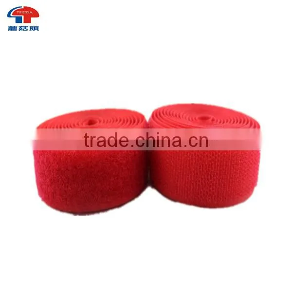 Strong Sticky Nylon Fastener Purple Color Hook and Loop Tape photo-4