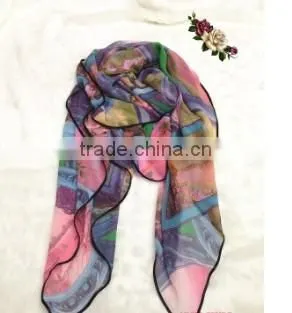 PRINTED POLYESTER SCARF photo-4