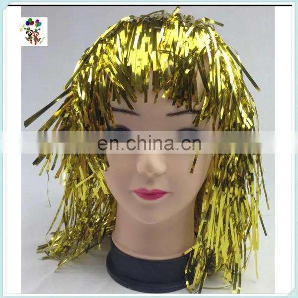 Cheap Colors Carnival Party Unisex Short Tinsel Wigs HPC-0023 photo-4