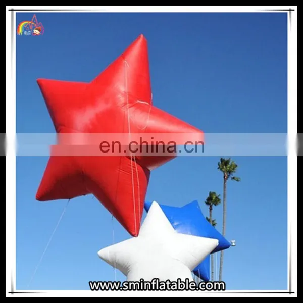 Best Advertising Outdoor Promotional Eastern Star Inflatable Pentagram Star Balloon On Sale photo-2