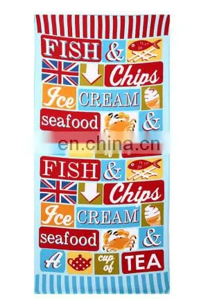 Printed Microfiber Soft New Promotional 100% Polyester Beach Towel photo-2