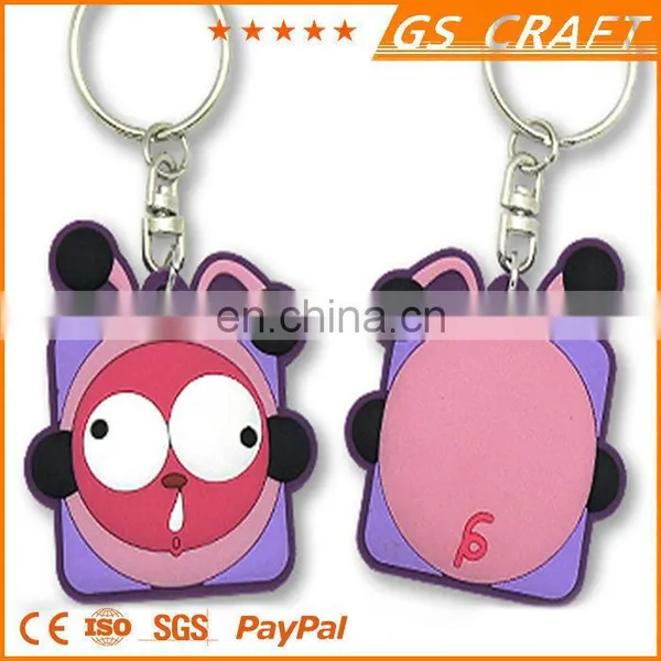 OEM Logo/ China High Quality Hamburger Shaped Fantastic Keyring/keychain photo-6