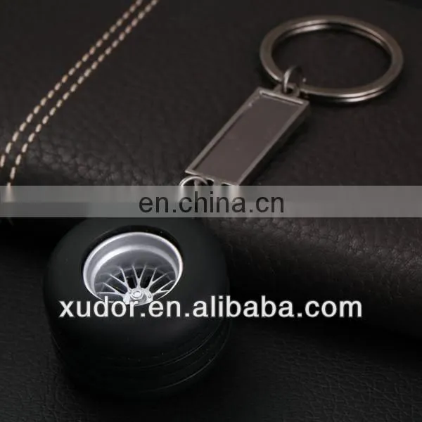 Rubber and Metal Keychain, Auto Parts Keychain, Tyre Keychain photo-5