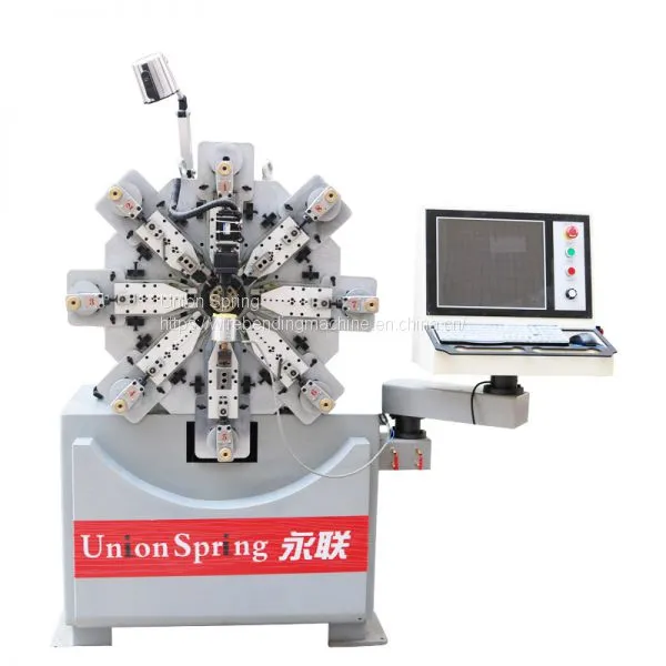 CNC 10-осевой безкамерный станок для формирования пружин Станок для изготовления рыболовных крючков