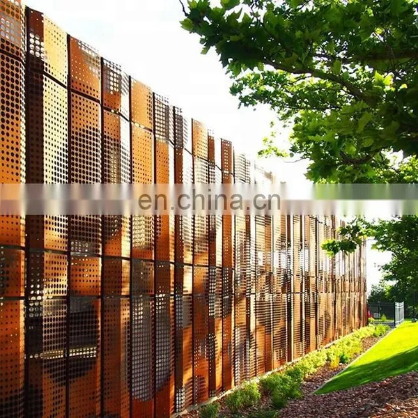 Weathering Corten Steel Laser Cutting Panel for Fence & Screen photo-7