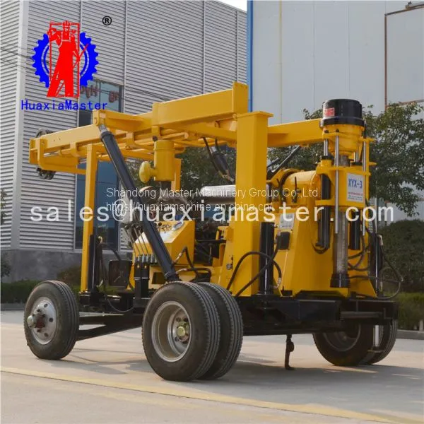 XYX-3 The Walking Type Hydraulic Water Well Drill Rig/large Size Geology Exploration Drilling Machine 600m Depth Rig photo-3