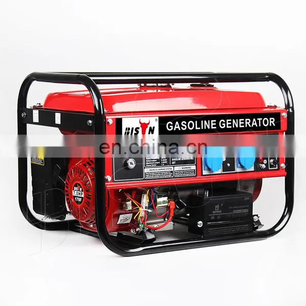 China Manufacturer Hot Sale 3kw Portable Power Generator Petrol Gasoline Generator From 2kw to 8kw photo-2
